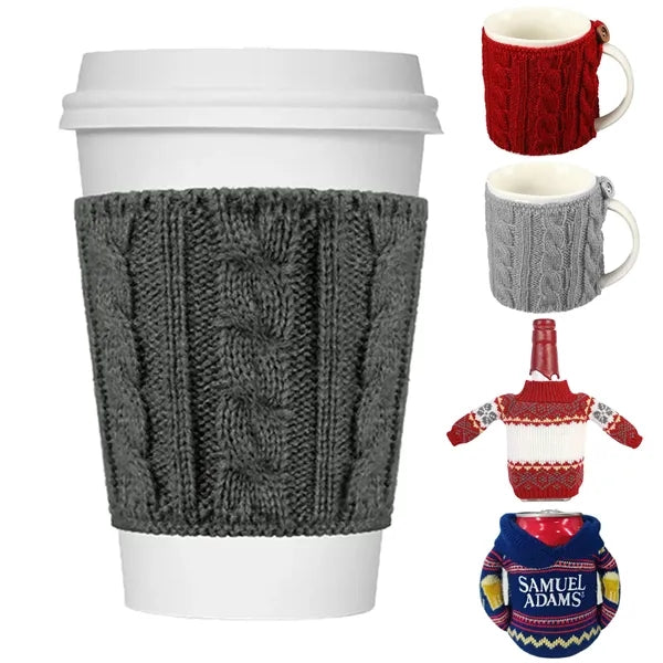 12/16/22Oz. Fullsize Knitted Cup Sleeve