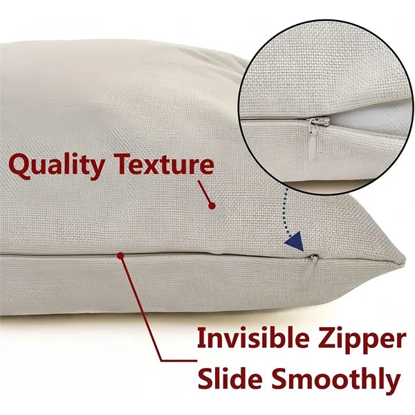 Linen Pillowcase with Pocket