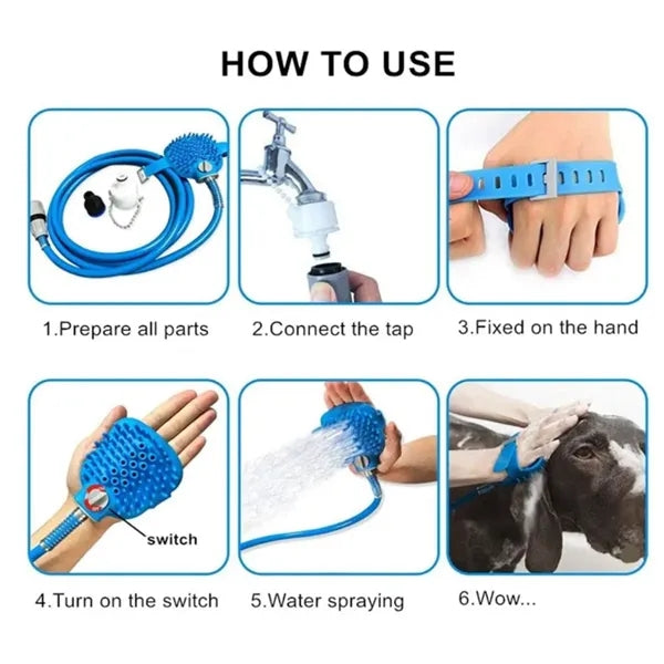 Pet Shower Massage Brush