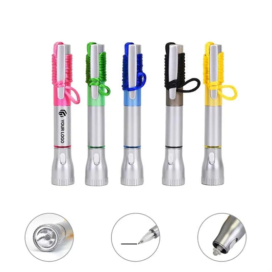 Party Favors Portable Flashlight Penlight with Lanyard
