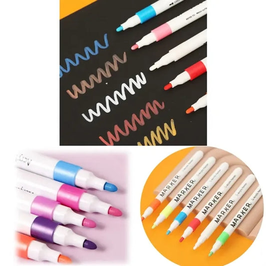 12 colors Marker watercolor highlighter coloring pen