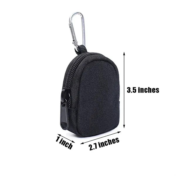 Outdoor Tactical Coin Purse Pouch with Keychain