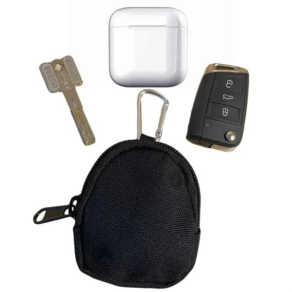 Outdoor Tactical Coin Purse Pouch with Keychain