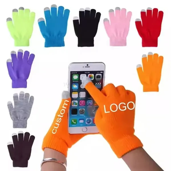 Acrylic Winter Touchscreen Texting Gloves