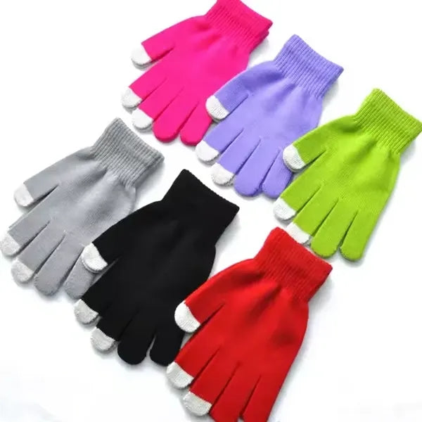 Acrylic Winter Touchscreen Texting Gloves