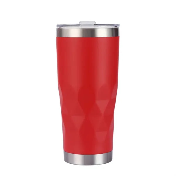 30oz Insulated Thermal Diamond Tumbler with Flip Lid