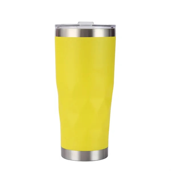 30oz Insulated Thermal Diamond Tumbler with Flip Lid