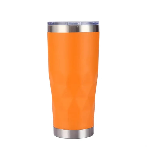 30oz Insulated Thermal Diamond Tumbler with Flip Lid