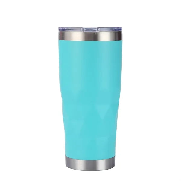 30oz Insulated Thermal Diamond Tumbler with Flip Lid