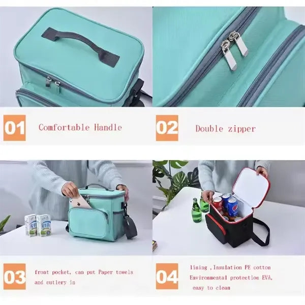 Protable insulated lunch bag