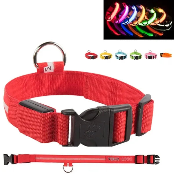 Rechargeable Glowing Pet Safety Collar