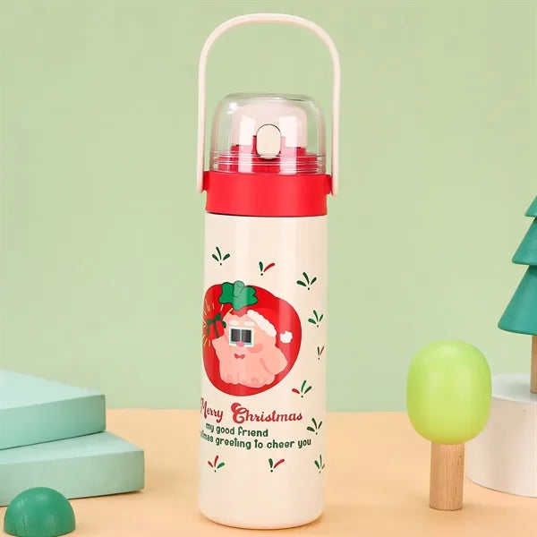 550ml Cute Creative Christmas Cartoon Bottle For Kids
