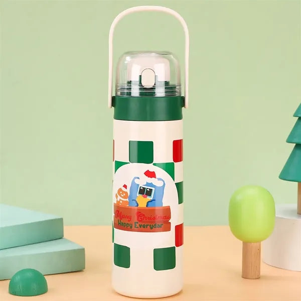 550ml Cute Creative Christmas Cartoon Bottle For Kids
