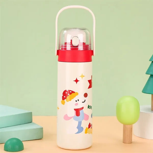 550ml Cute Creative Christmas Cartoon Bottle For Kids