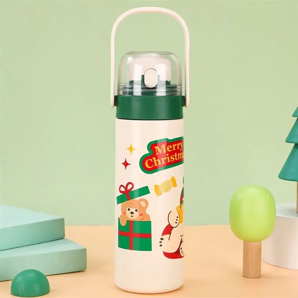 550ml Cute Creative Christmas Cartoon Bottle For Kids
