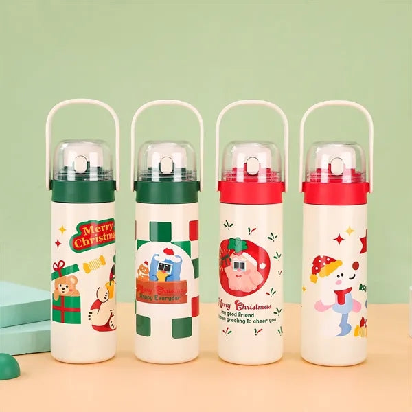 550ml Cute Creative Christmas Cartoon Bottle For Kids