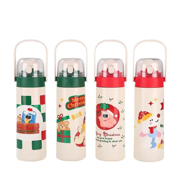 550ml Cute Creative Christmas Cartoon Bottle For Kids