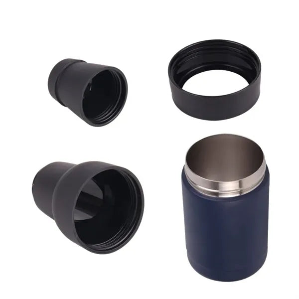 16oz Stainless Steel 3 in 1 Can Cooler with Beer Opener