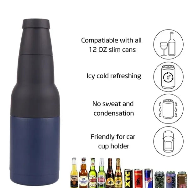 16oz Stainless Steel Can Cooler Beer Holder