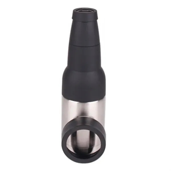 16oz Beer Holder Stainless Steel Can Cooler with Opener