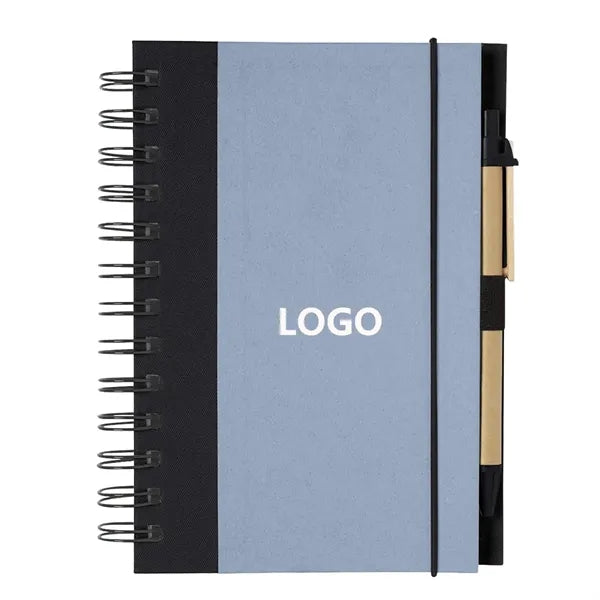 Eco-Inspired Spiral Notebook & Pen