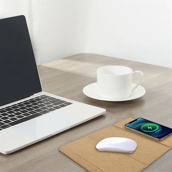 10W Vite Wireless Charging Mouse Pad and Stand