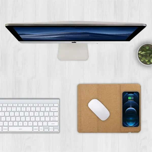 10W Vite Wireless Charging Mouse Pad and Stand