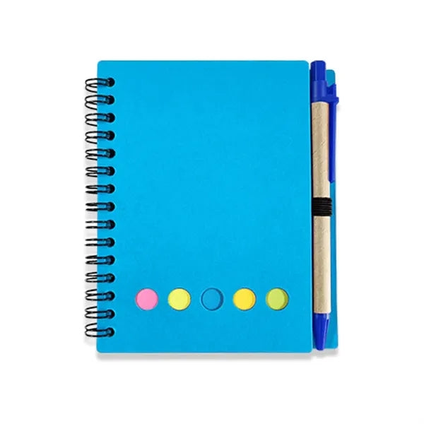 EcoNote Milk Carton Journal Book with Sticky Note and Pen
