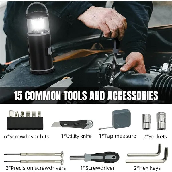 LED Lantern with Tool Kit