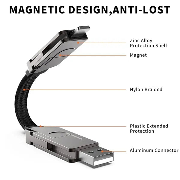 6-in-1 USB Multi Charging Cable