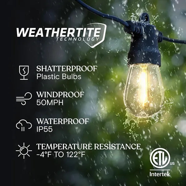 Solar Powered Outdoor String Light