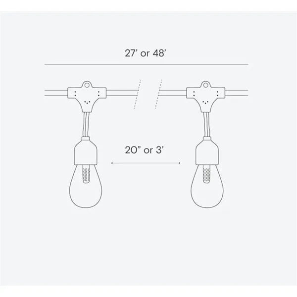 Solar Powered Outdoor String Light