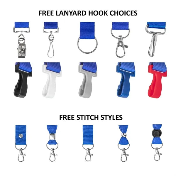 Imprinted Polyester Lanyard