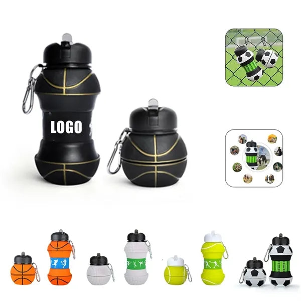 Collapsible Silicone Water Bottle, BPA Free