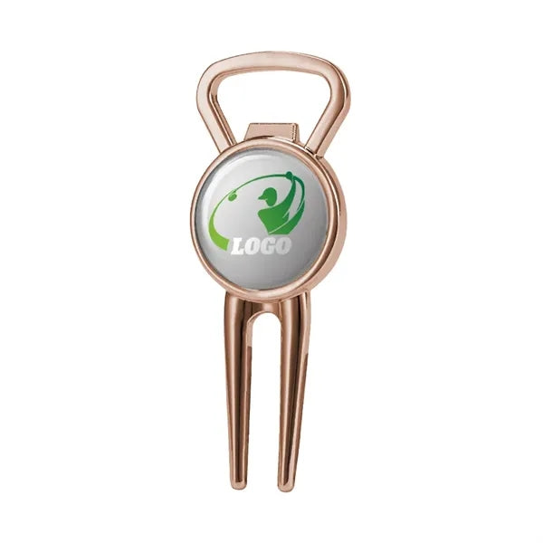 Beer Bottle Opener Metal Divot Tool