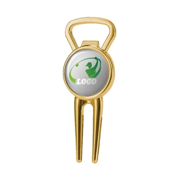 Beer Bottle Opener Metal Divot Tool