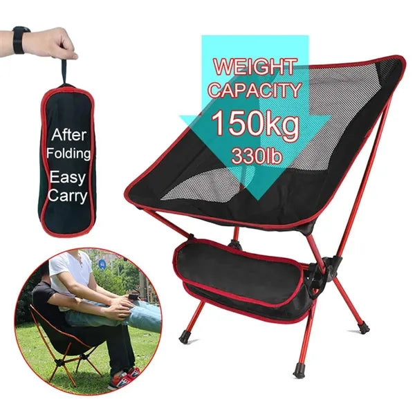 Portable Folding Moon Chair for Outdoor Camping & Fishing