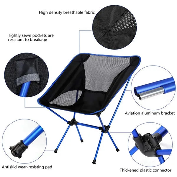 Portable Folding Moon Chair for Outdoor Camping & Fishing