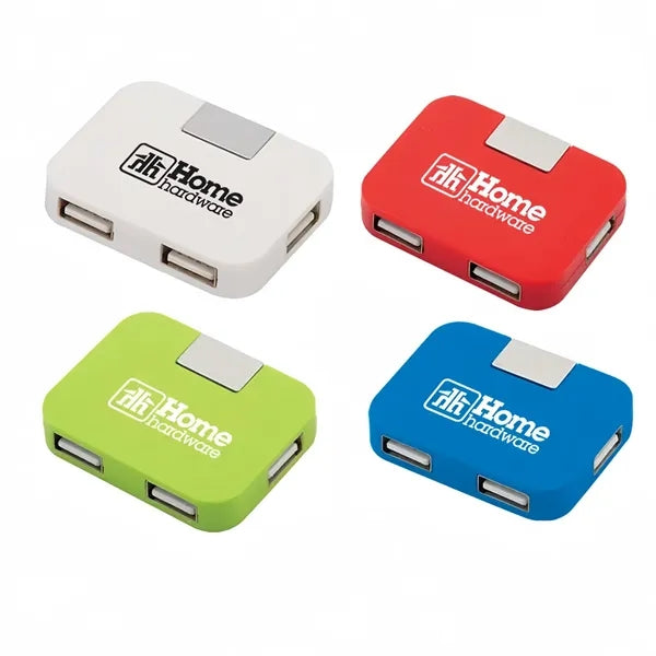 USB Hub with Phone Holder