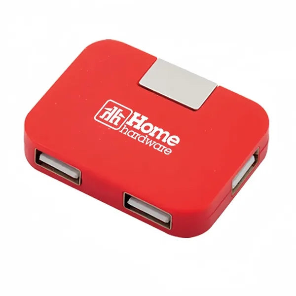 USB Hub with Phone Holder