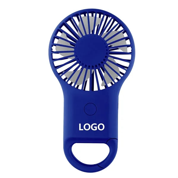 Rechargeable Handheld Fan With Carabiner