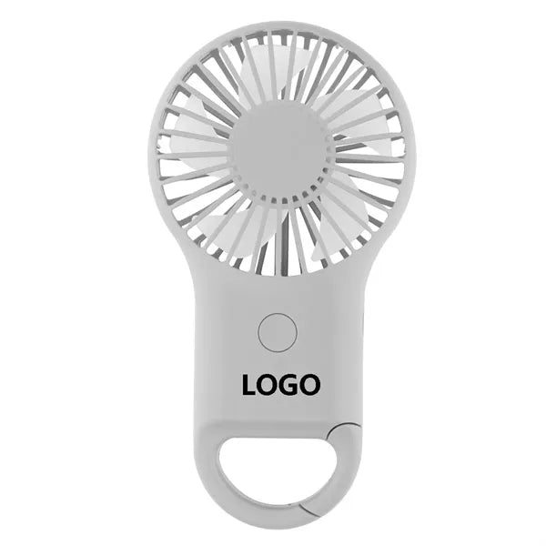 Rechargeable Handheld Fan With Carabiner