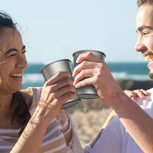 12 oz Pure Titanium Cups Beer Camping Mugs for Health