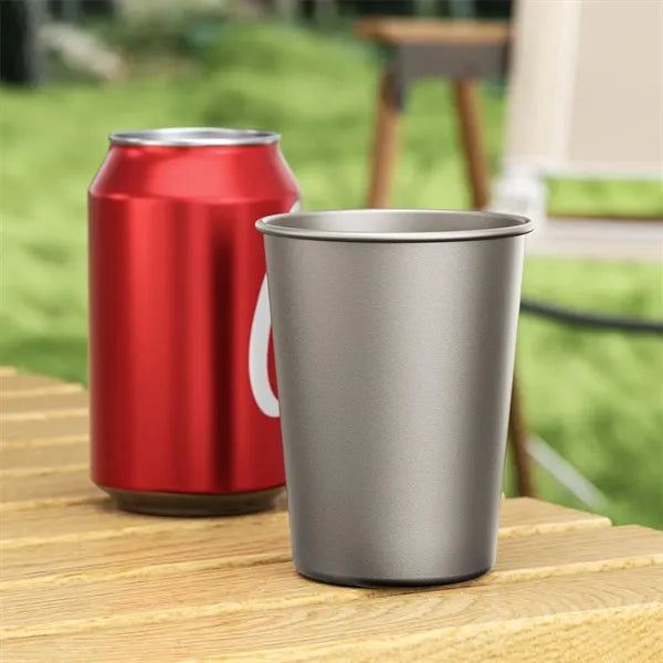 12 oz Pure Titanium Cups Beer Camping Mugs for Health