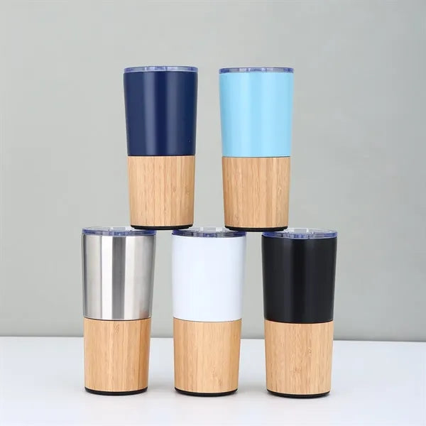 20oz Stainless Steel Bamboo Shell Mug with Slide Lid