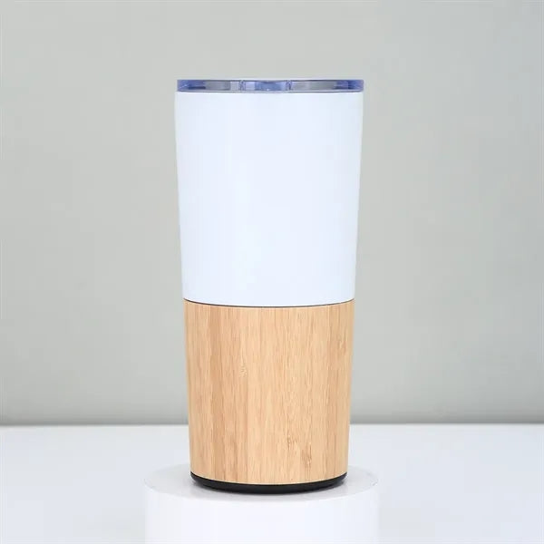 20oz Stainless Steel Bamboo Shell Mug with Slide Lid