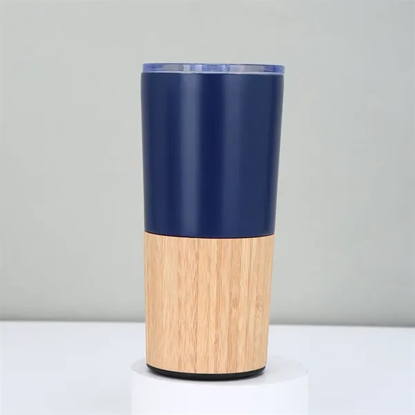 20oz Stainless Steel Bamboo Shell Mug with Slide Lid