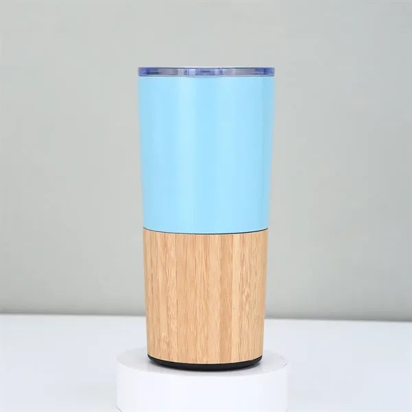 20oz Stainless Steel Bamboo Shell Mug with Slide Lid
