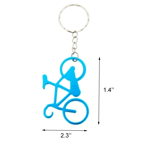 Alluminum Bicycle Bottle Opener with Keychain