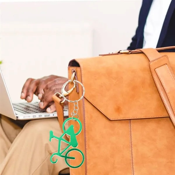 Alluminum Bicycle Bottle Opener with Keychain